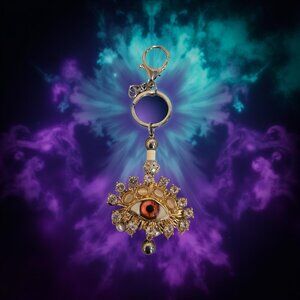 EVIL EYE KEYRING/PURSE TAG